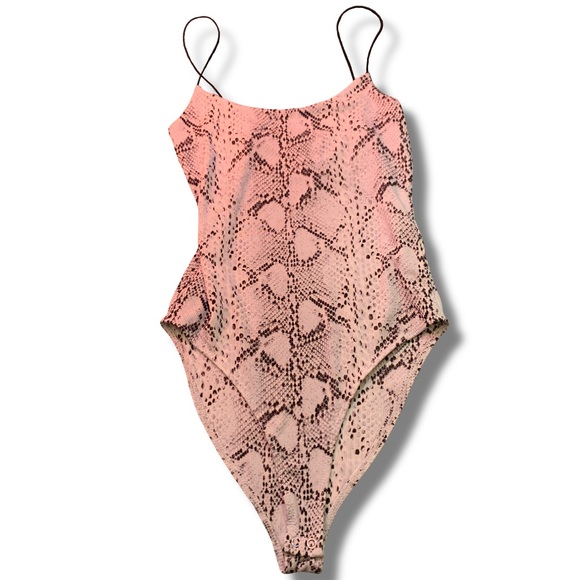 Forever 21 Snakeskin Bodysuit 🐍🎽 - Picture 1 of 4